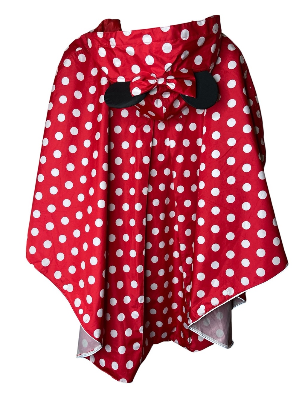 Disney Red and White Polka Dot Raincoat Sz 1X-3X - Picture 2 of 7